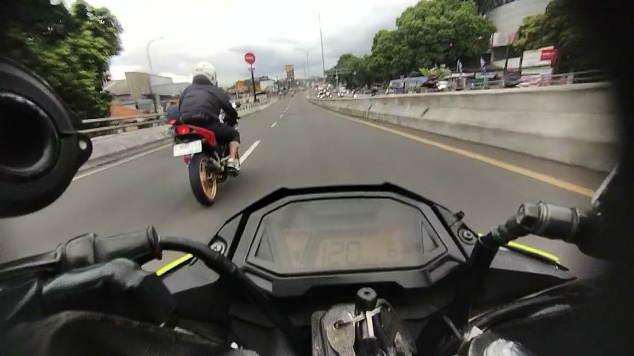 ninja150 vs sonic 150...balas dendam , sekaramg ninja yang ayam ayami
