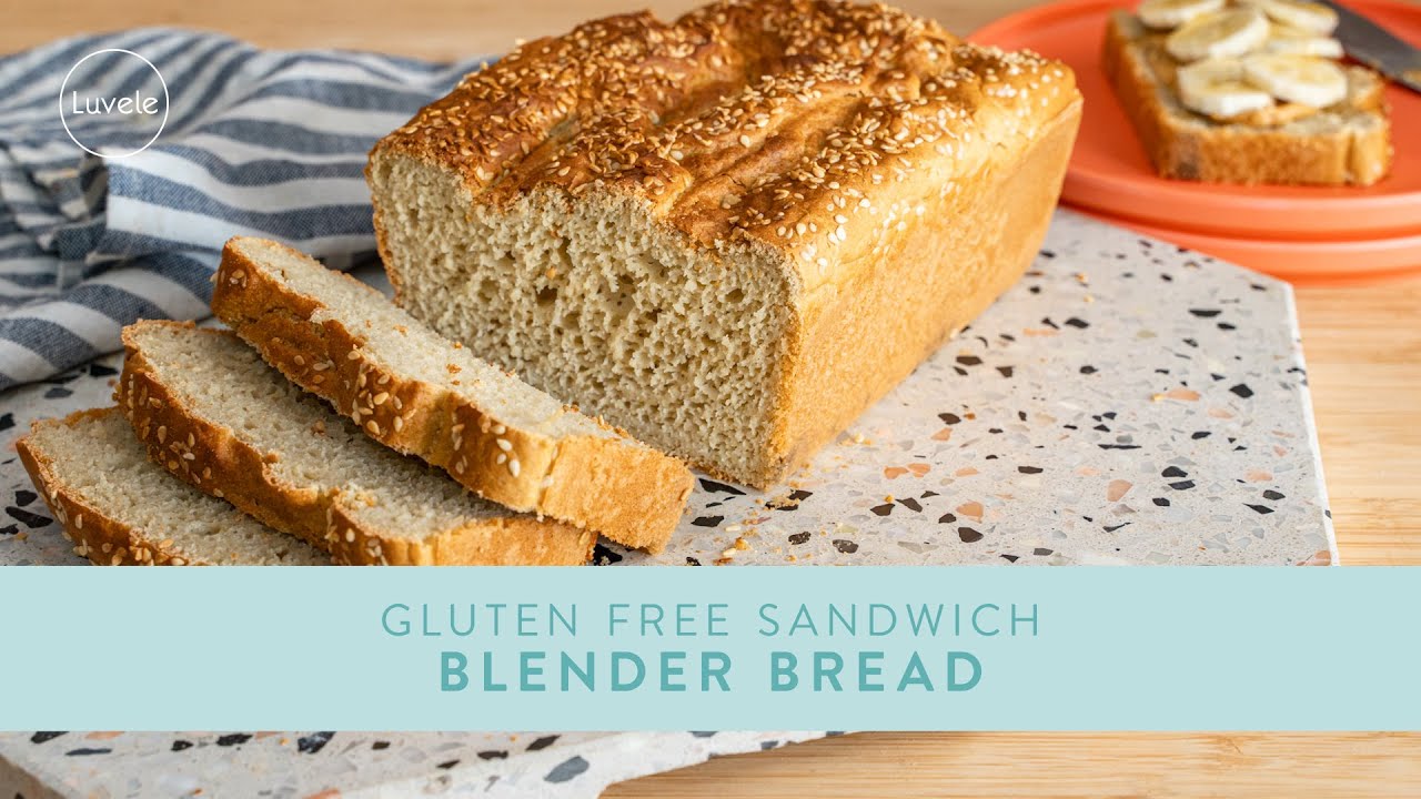 Gluten Free Sandwich Bread in a Blender