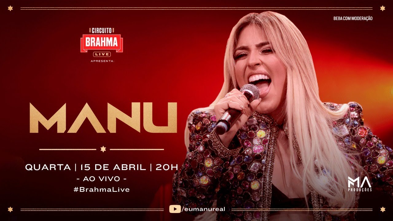 Manu - Circuito Brahma live #FiqueEmCasa e Cante #Comigo