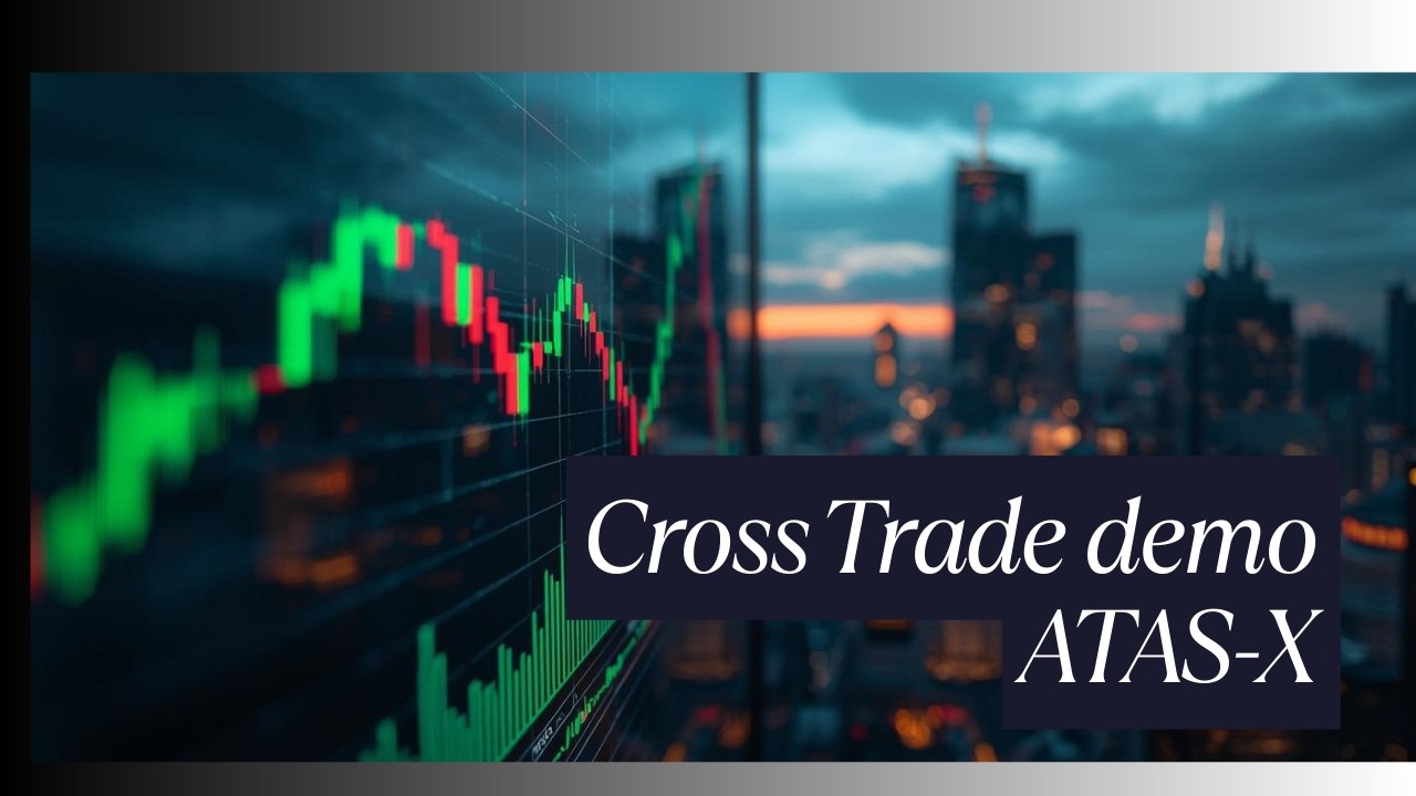 Cross Trade demo (plus some beta quirks with ATAS-X | Orderflow for Mac