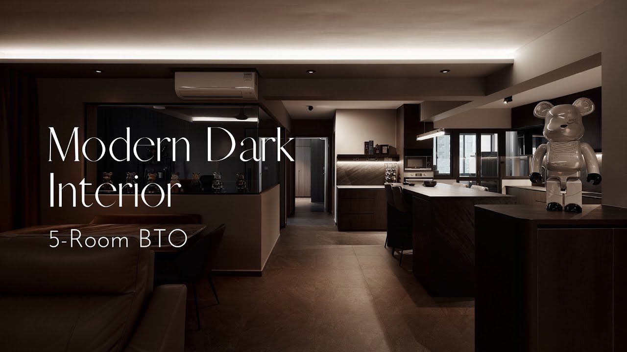 Dark Contemporary Home Interview &mdash; Singapore 5 Room BTO HDB | Le Interior Affairs
