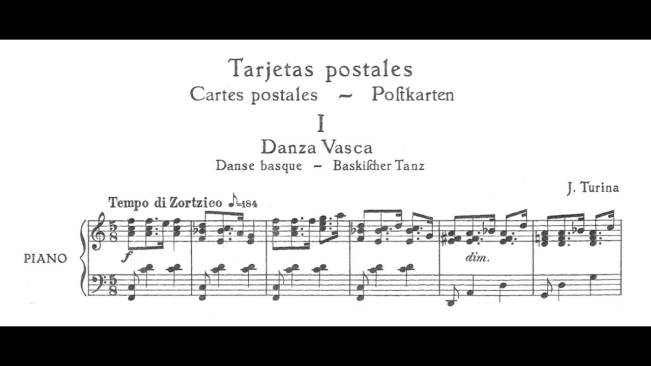 Turina - Tarjetas postales (Nelson Freire, piano) (ca.1958)