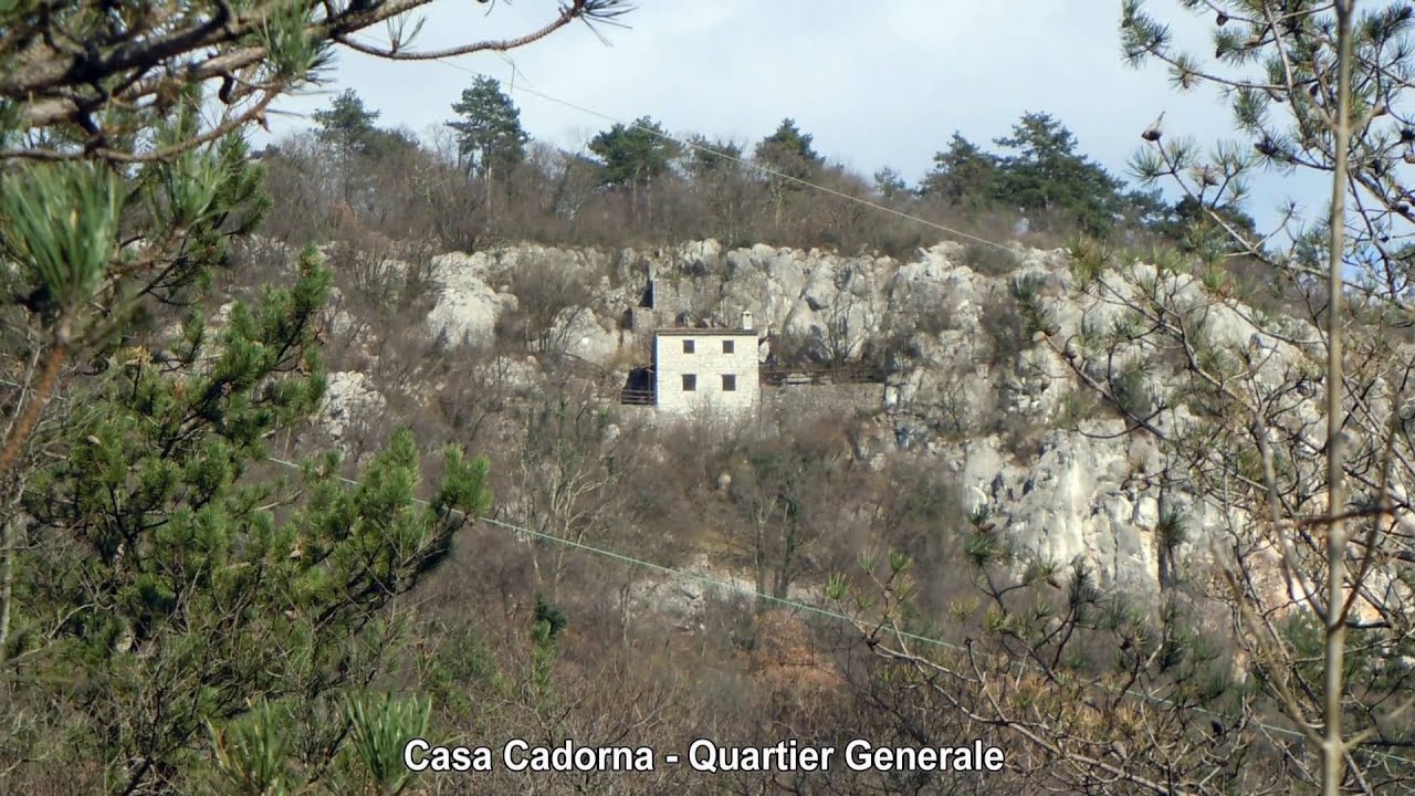 1304.- Doberdò del lago - la Grande Guerra 100 anni dopo fortificazioni  - Casa Cadorna