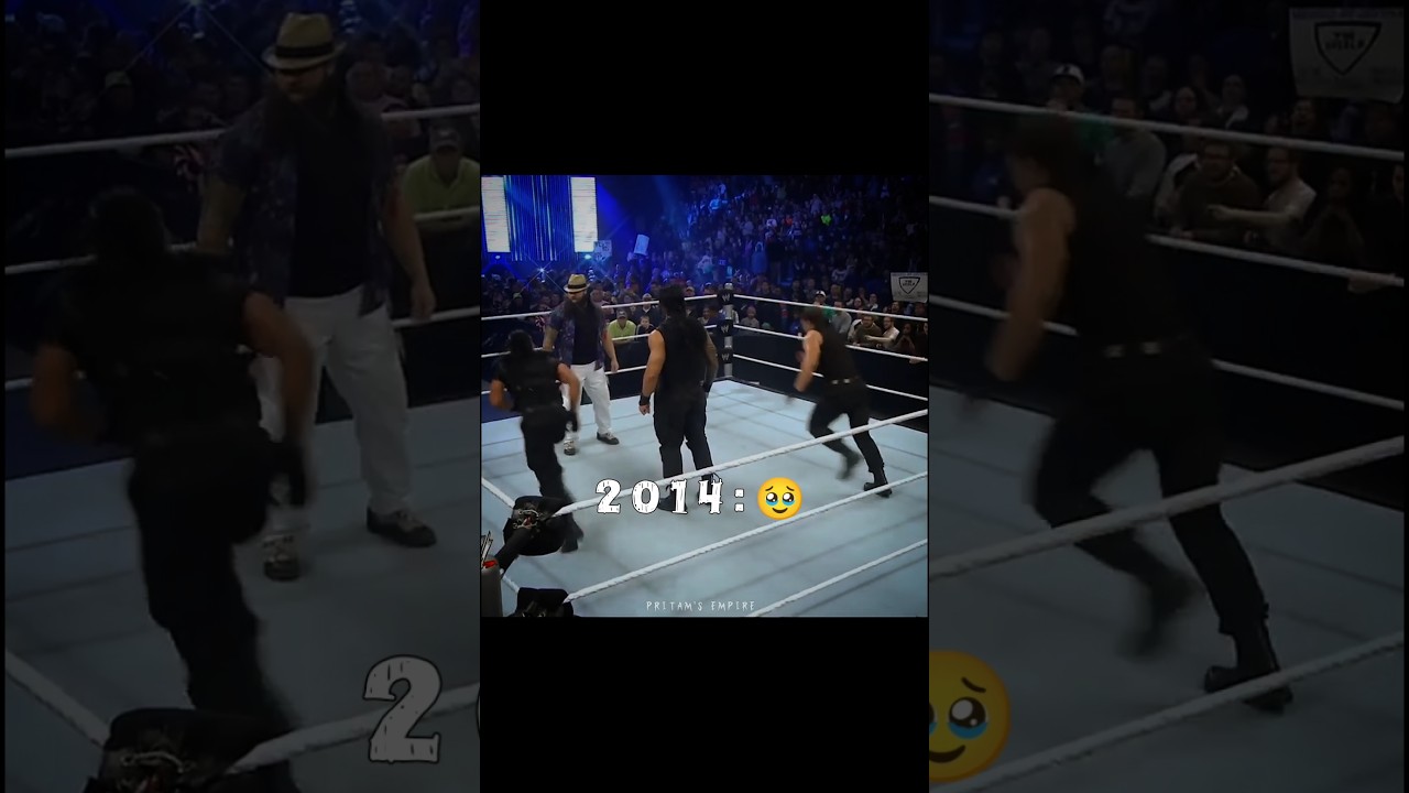 The Shield & Bloodline Suc!de Driver 2020 vs 2014 : 🥹#shorts #trending #romanreigns