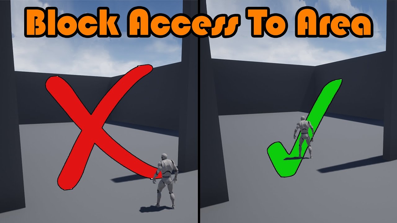 Block Access To Area Of Level Until Player Reaches Requirements - Unreal Engine 4 Tutorial