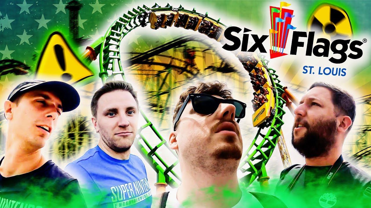 Une Catastrophe à SIX FLAGS St. Louis ! (ma pire visite dans un parc ...) First Drop in 🇺🇸 Vlog 11