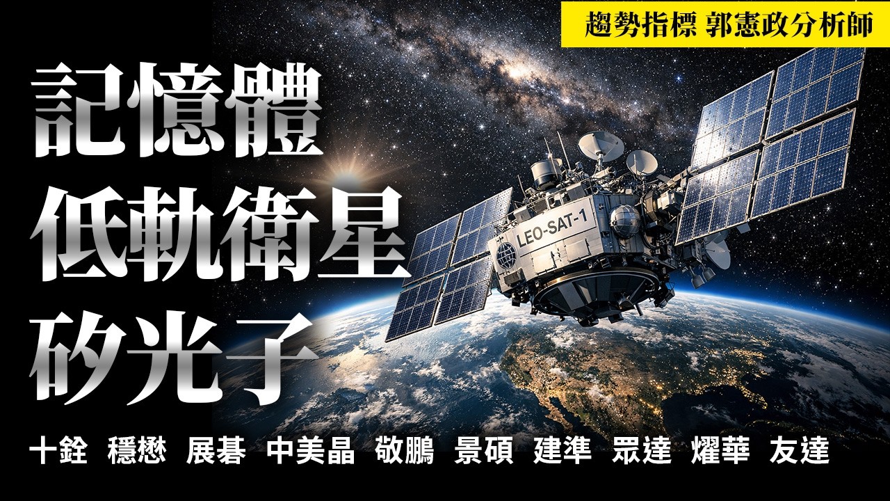 記憶體 低軌  矽光子 20260318 趨勢指標 郭憲政分析師