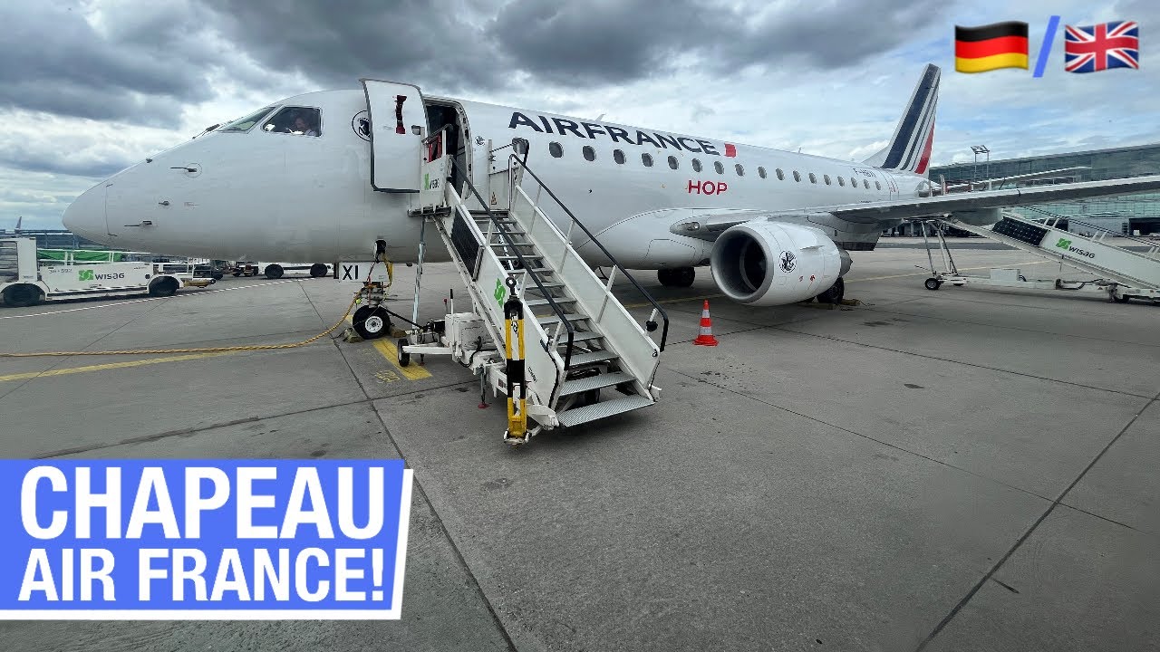 Air France Hop | Бизнес-класс | E170 | Париж (CDG) — Франкфурт