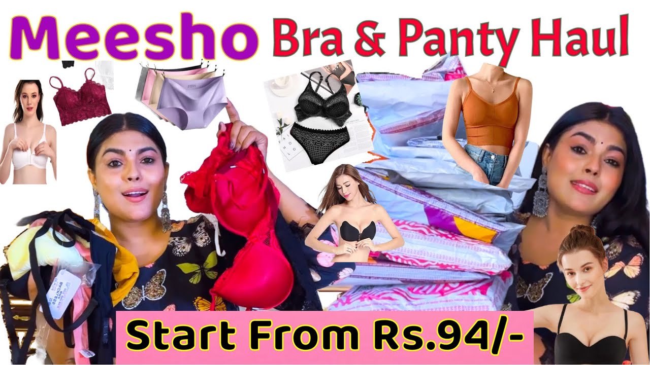 Huge* Bra & Panties From Meesho || Must Watch this Video