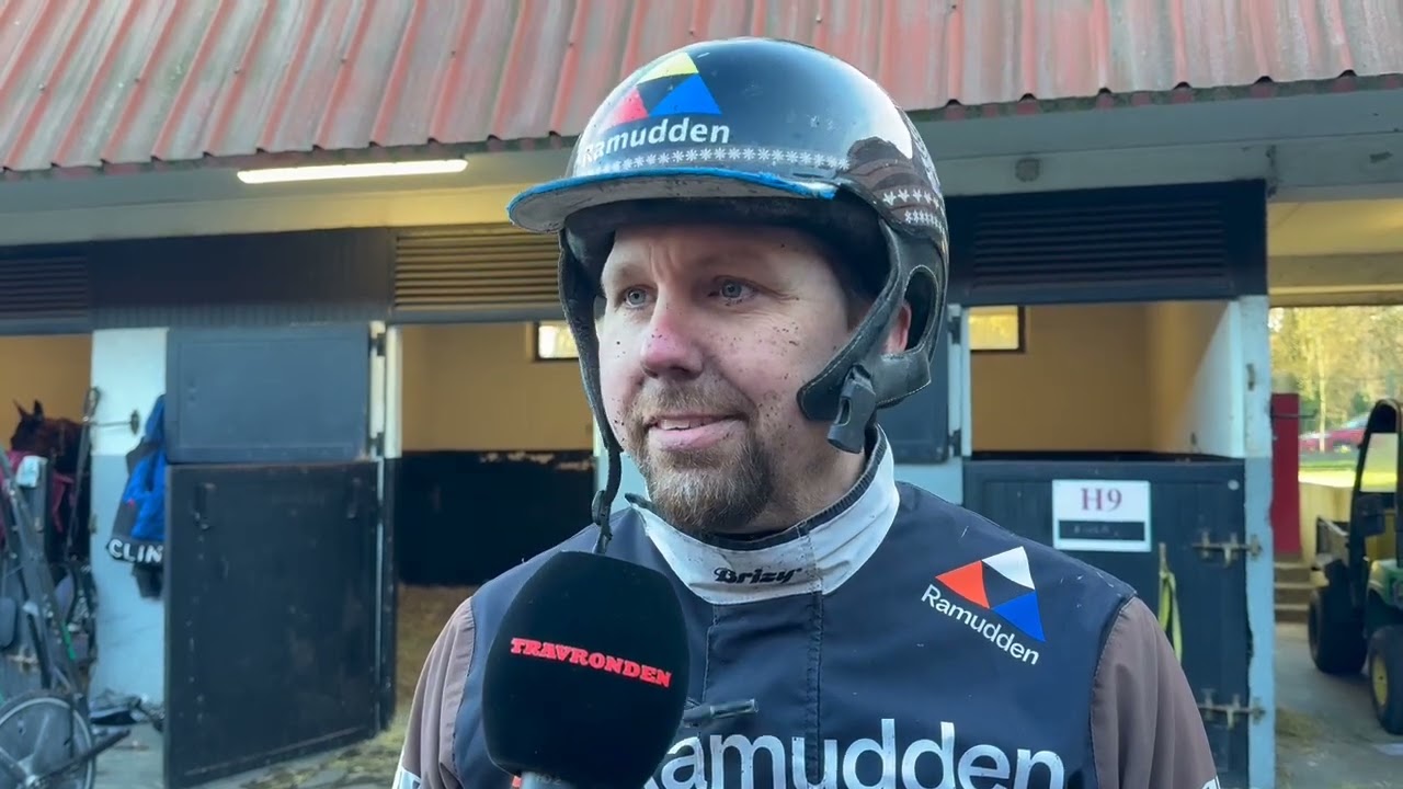 Daniel Redén gjorde kuskcomeback på Vincennes