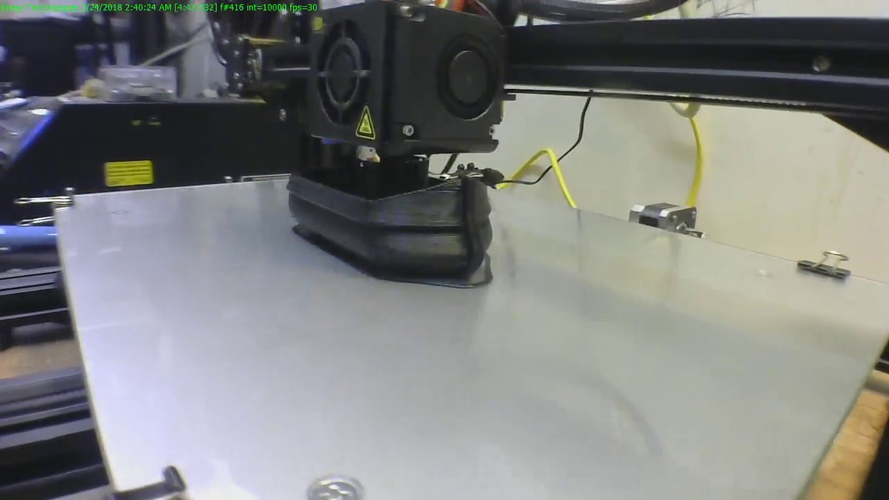 Timelapse of first test print after EZABL kit install