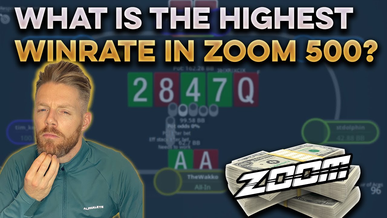 The Highest Possible 500 Zoom Winrate - Poker Ambition Stream Highlights