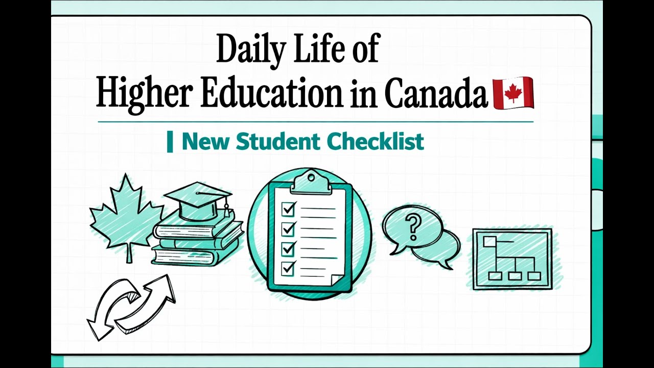 Daily Life of Higher Education in Canada 🇨🇦 | New Student Checklist
