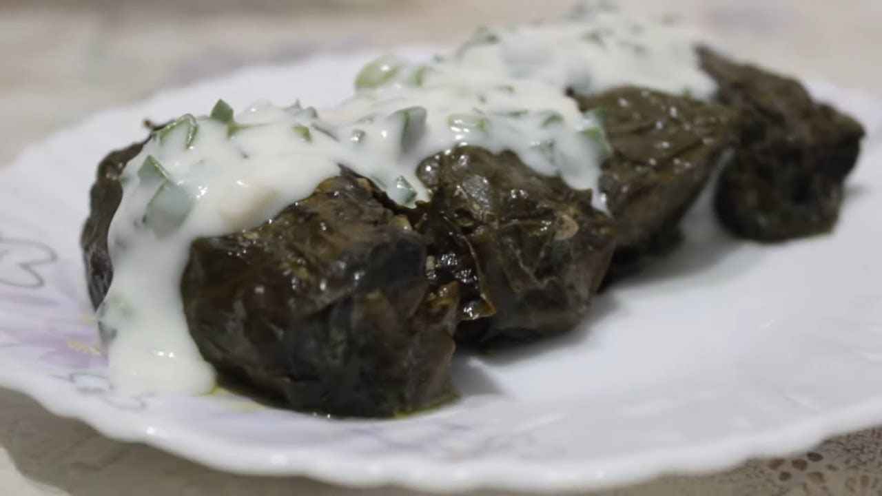 ДОЛМА ИЗ ЩАВЕЛЯ 😋Азербайджанская кухня👌 Əvəlik dolmasi✵ Sorrel Dolma Azerbaijani Cuisine