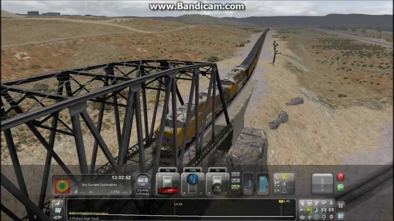 Train Simulator 2013 HD EXCLUSIVE: GE ES44AC Powered UP Passenger Train Through the Cajon Pass