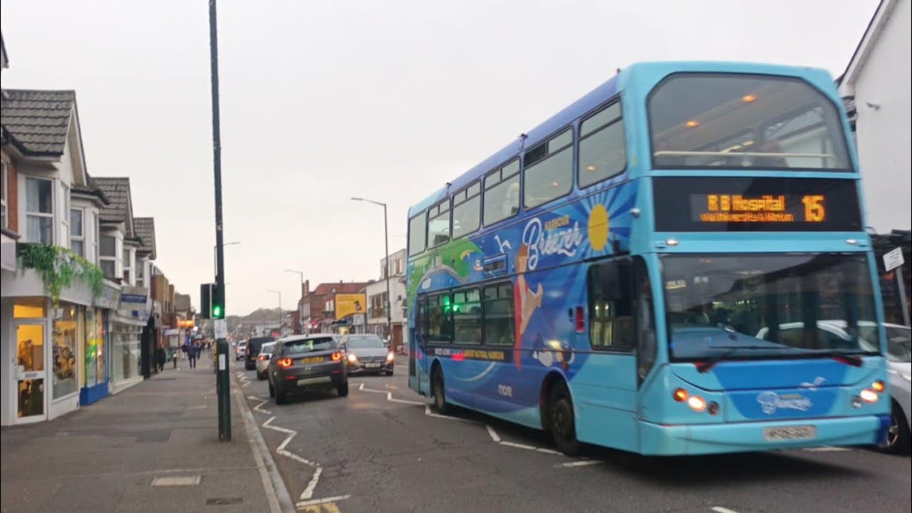 morebus Volvo B7TL Vyking Myllemium 1832 HF05 GGX on the 60 to Sandbanks 