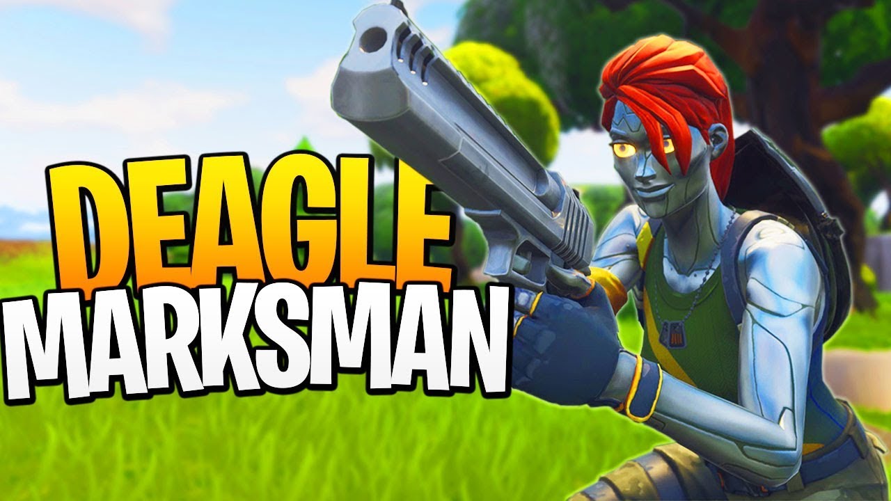 DEAGLE MARKSMAN! - PS4 Pro Fortnite BR Solos!