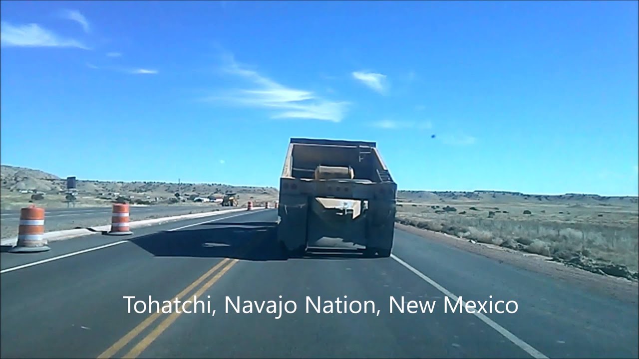 Gallup, New Mexico to Farmington, New Mexico Time lapse