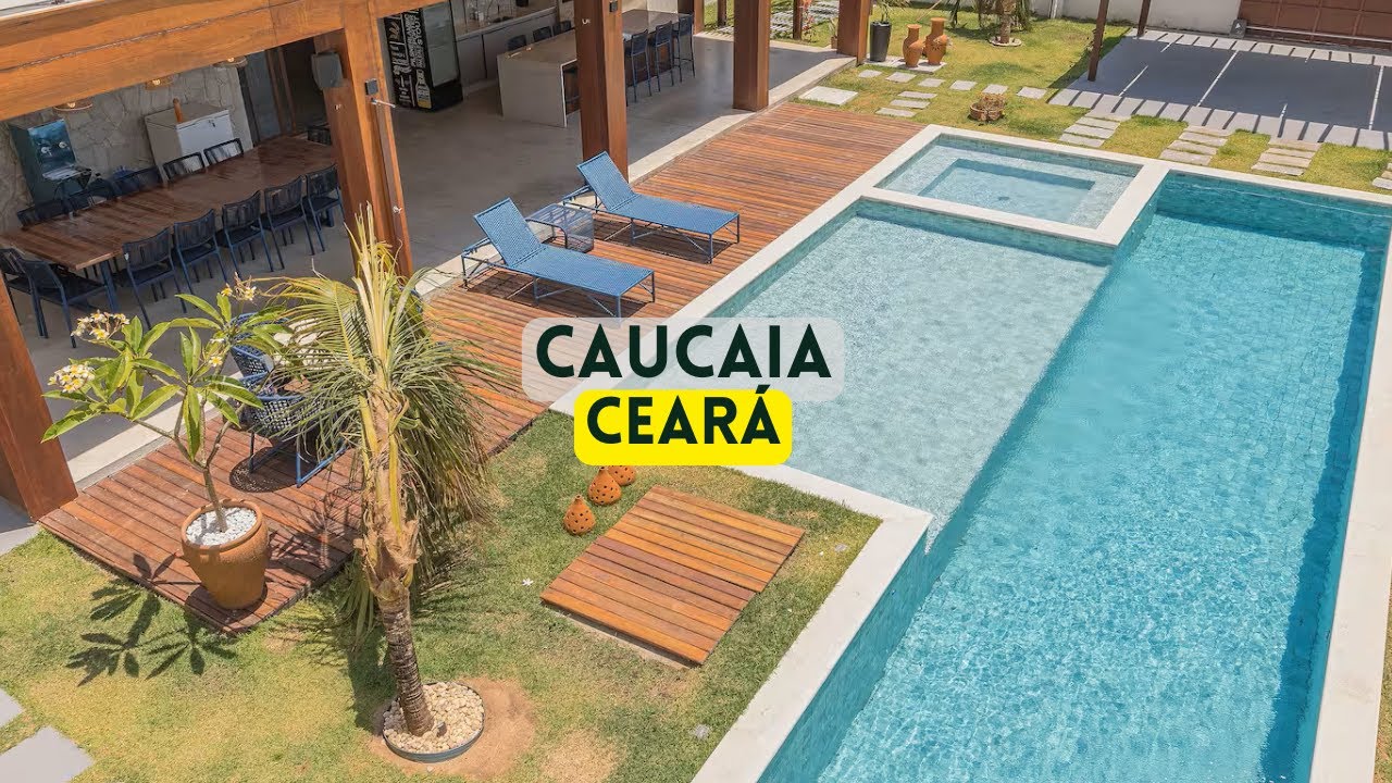 Casa de LUXO na Praia do Cumbuco: Piscina Privativa e Conforto a 30 Min de Fortaleza!