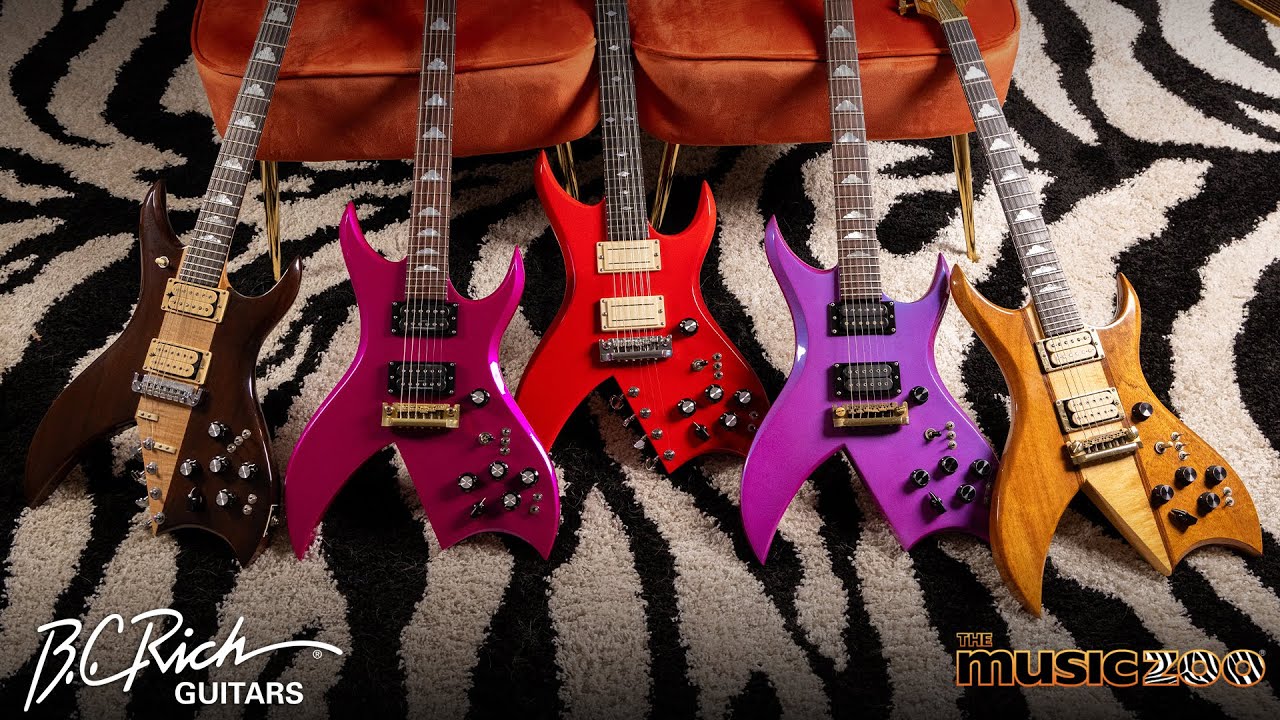 B.C. Rich возвращается в славные дни! Гитары B.C. Rich USA Custom Shop доступны в The Music Zoo!