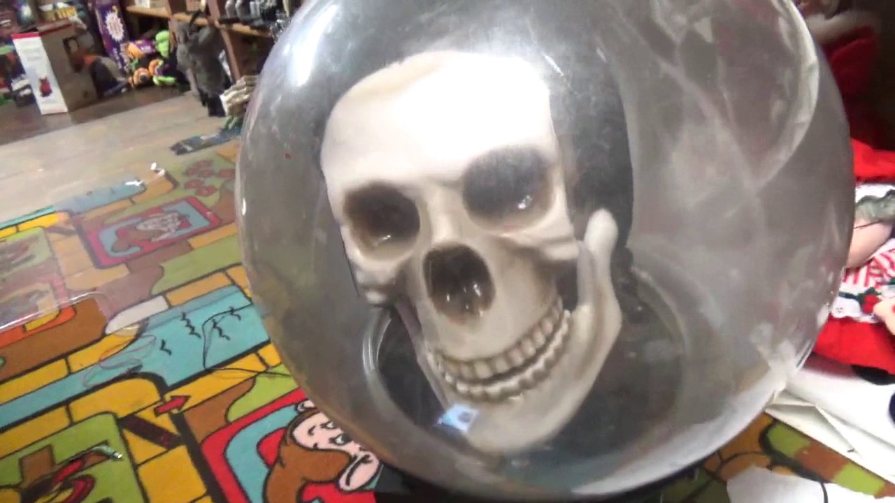 Gemmy Halloween Animated: Skeleton (Grim Reaper) Spirit  Ball (Fail)