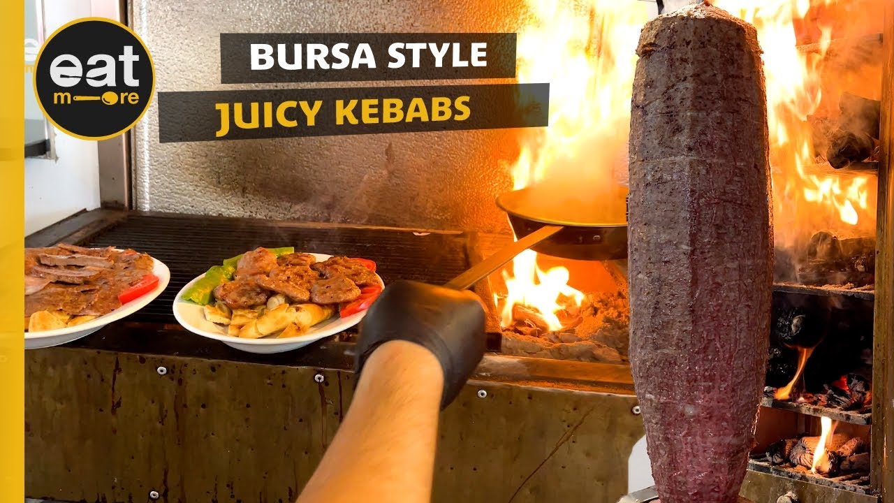 Bursa Style Special Iskender Kebab and Doner Kebab - Istanbul Street Food