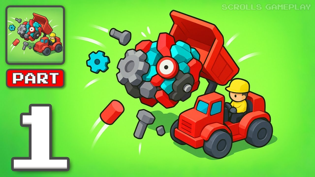 Garbage Factory - Gameplay Walkthrough Part 1 - Build The Recycling Empire (iOS, Android)