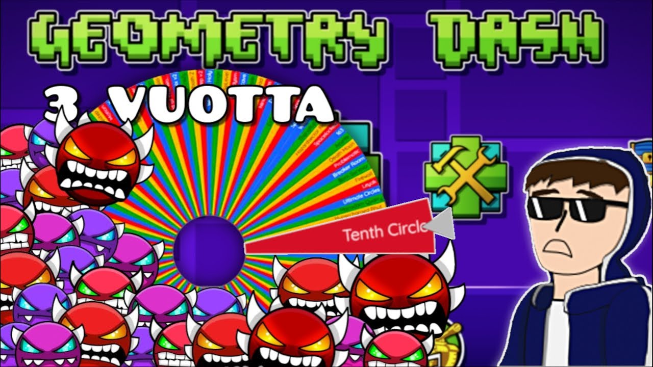 3 Vuotta Geometry Dashia SPECIAL! (Vedet&auml;&auml;n Gabest-roulette) | Geometry Dash Suomi