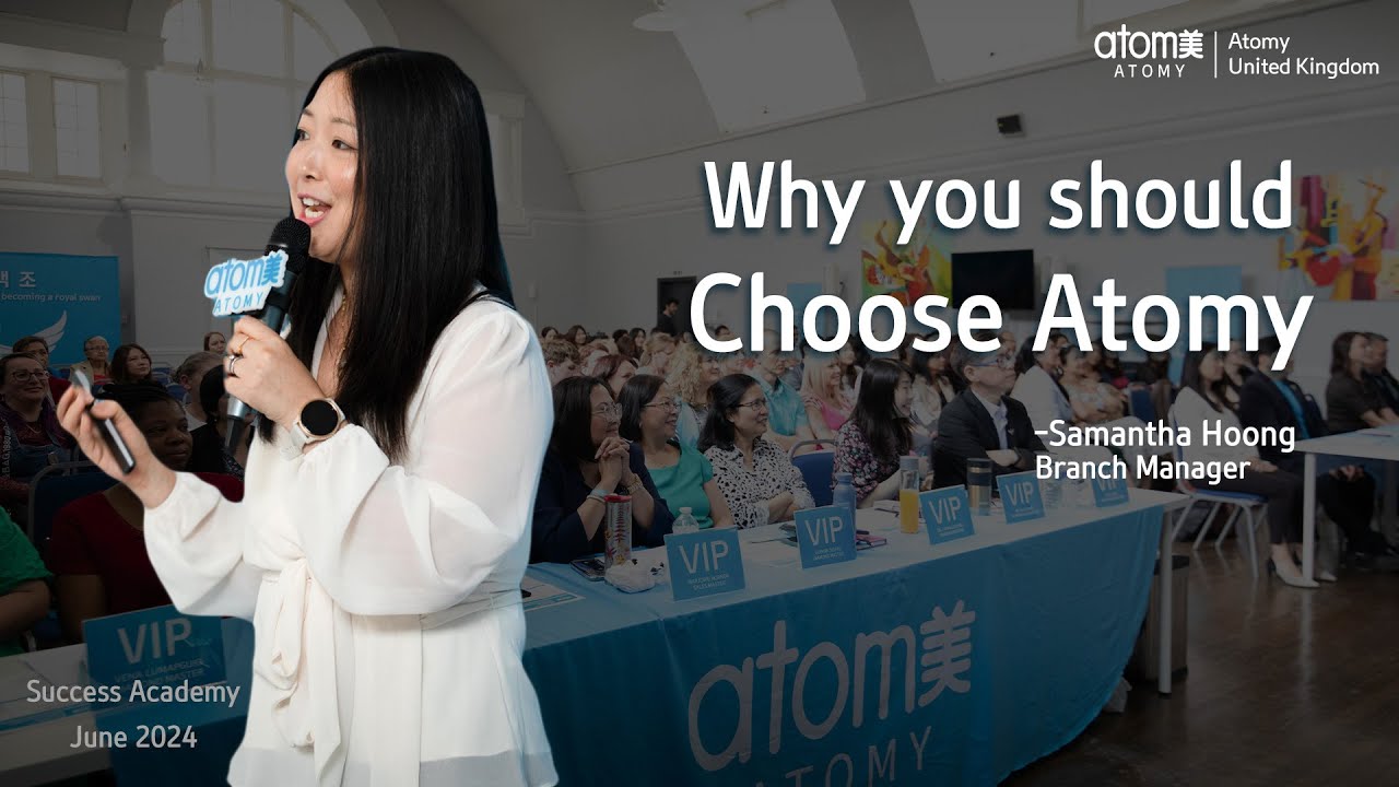 Why YOU need to choose Atomy today...