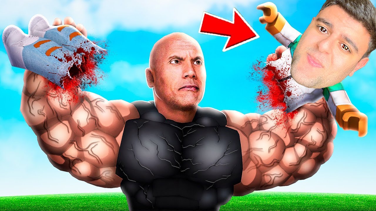 ეცადე არ გააბრაზო The Rock -ი Roblox -ში!