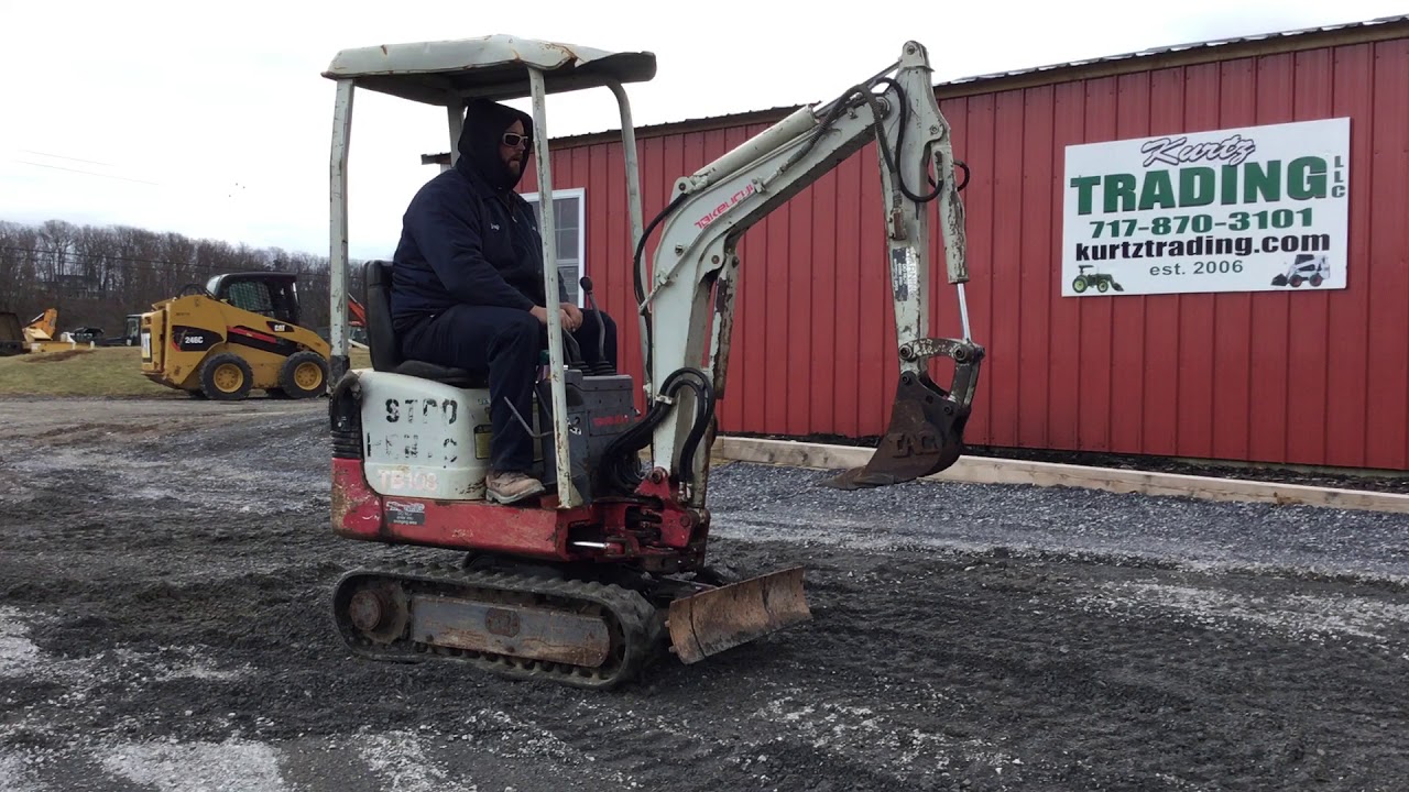 Takeuchi TB108 Mini Excavator!
