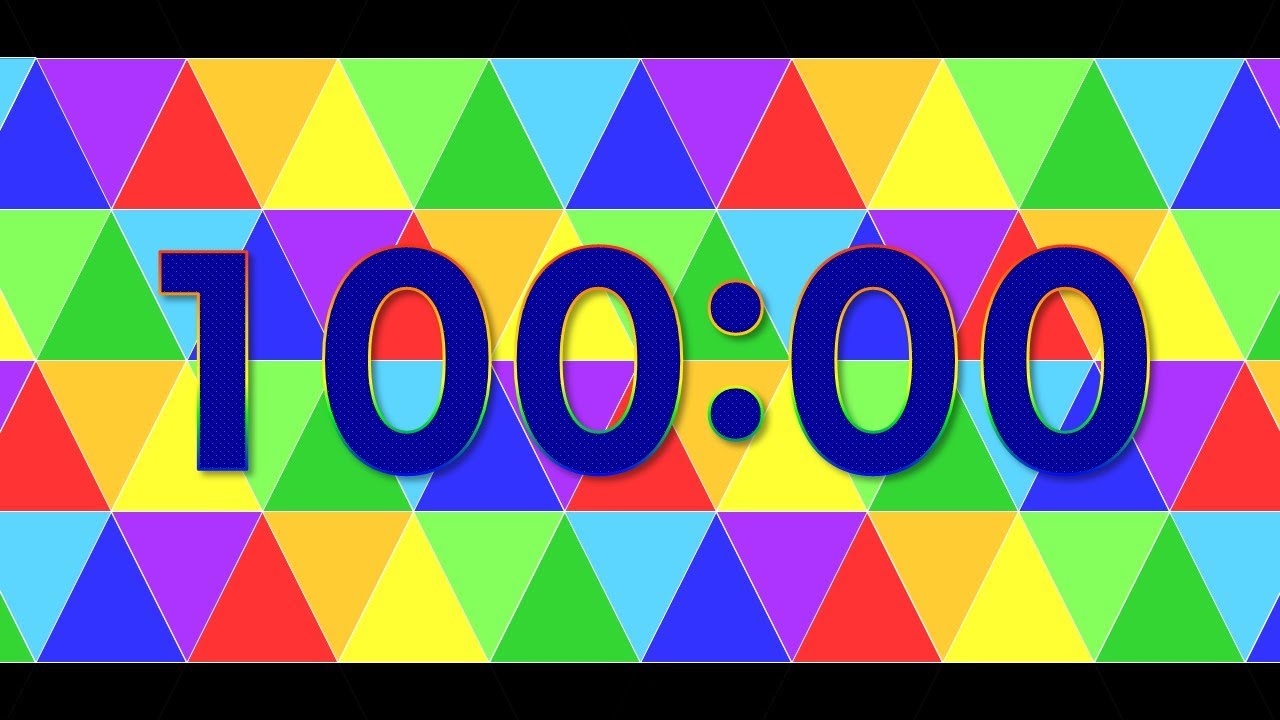100 Minute Timer - Colorful Timer