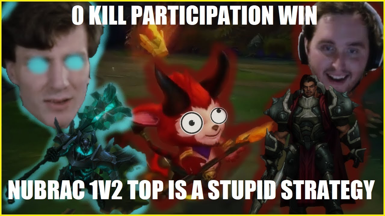 Hashinshin: HOW TO WIN WITH NO KILL PARTICIPATION! Literal 1v2 Top vs Nubrac