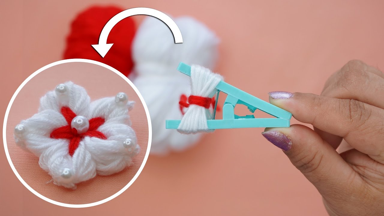 Mira Cómo Hacer una Flor con Pinza para Ropa