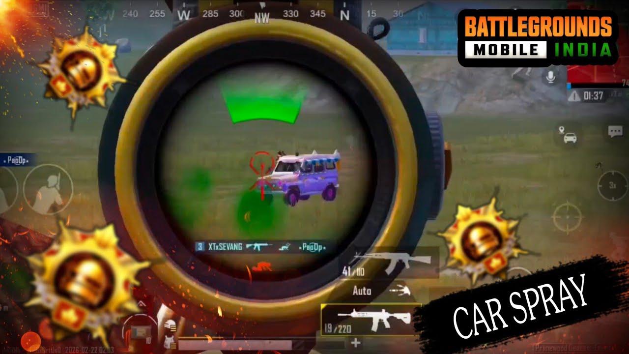 BGMI GAMEPLAY VIDEO | CAR SPRAY | INTENSE 🔥🥵 CLUTCHES #bgmi