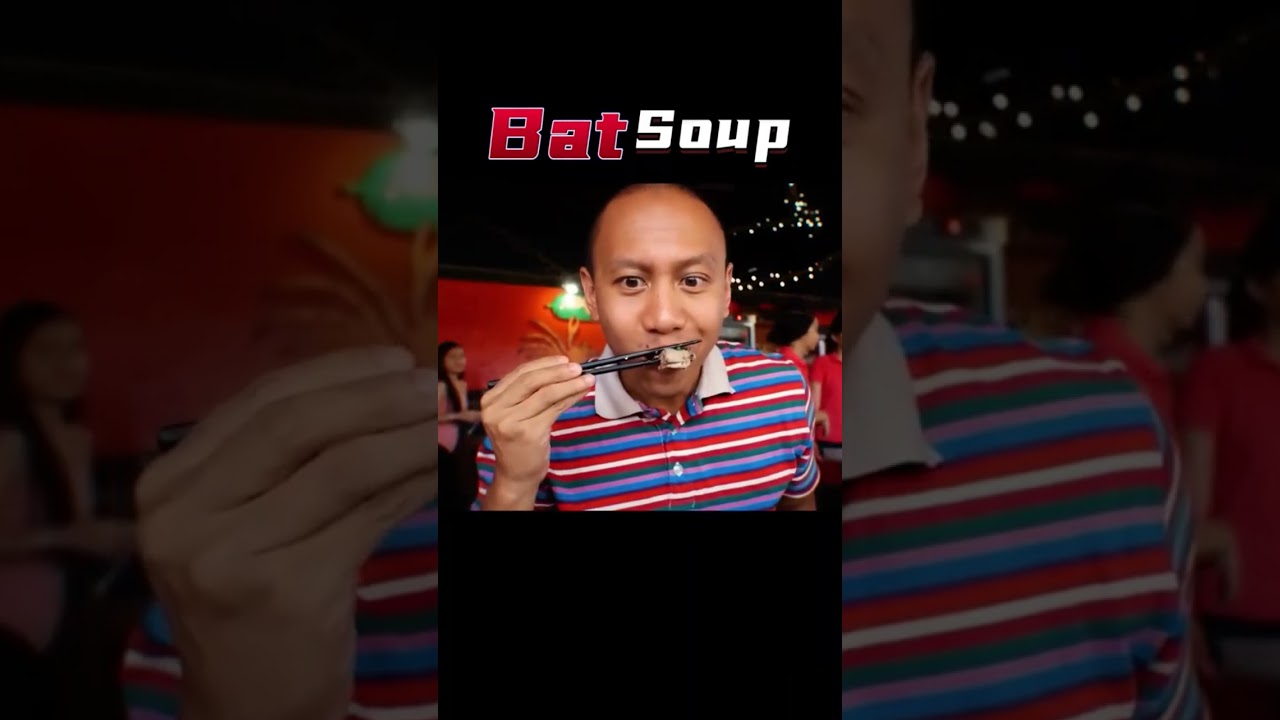food Challenge😱 would you eat pt1. Bat Soup! #tiktokworld #life #tiktok #food #weirdfoods #viral