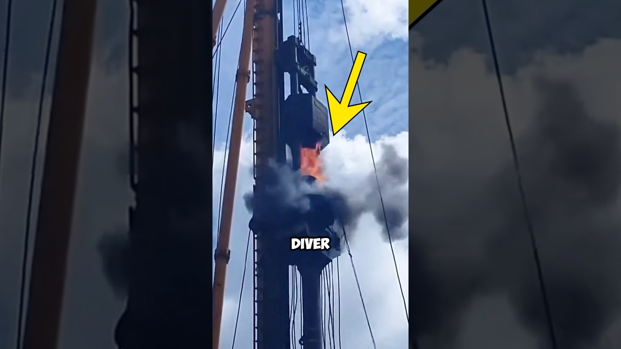 Pile Diver in Action #shorts