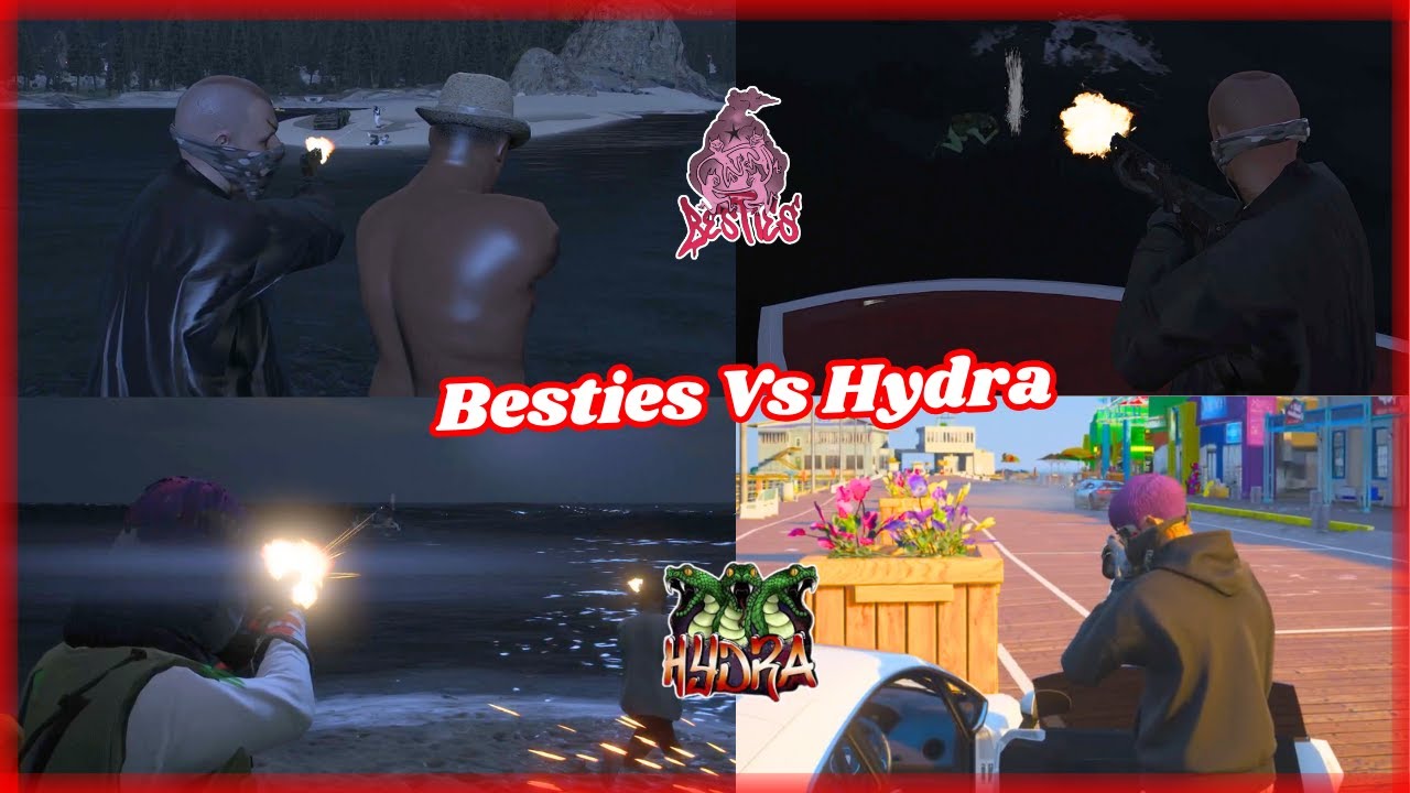 Besties Vs Hydra At Del Perro Pier (Multi Pov) | NoPixel 4.0 GTARP