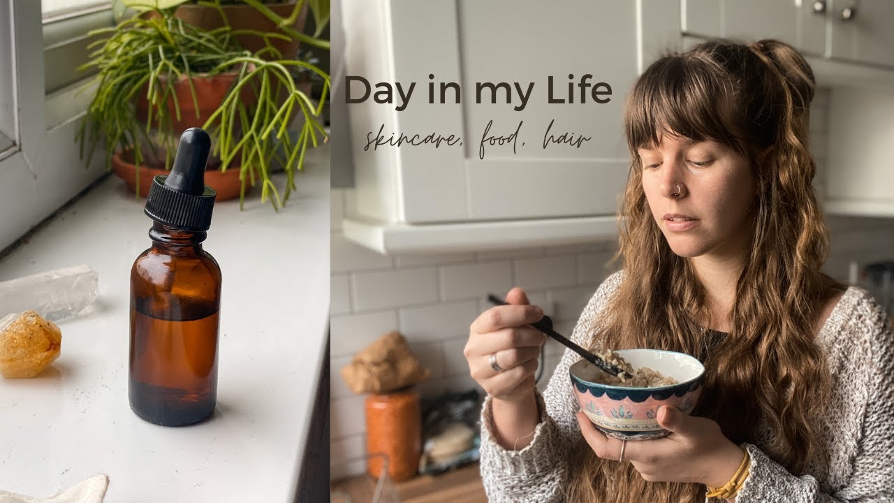 DIY skincare, my go-to hairstyle + a day of eating | DITL Vlog