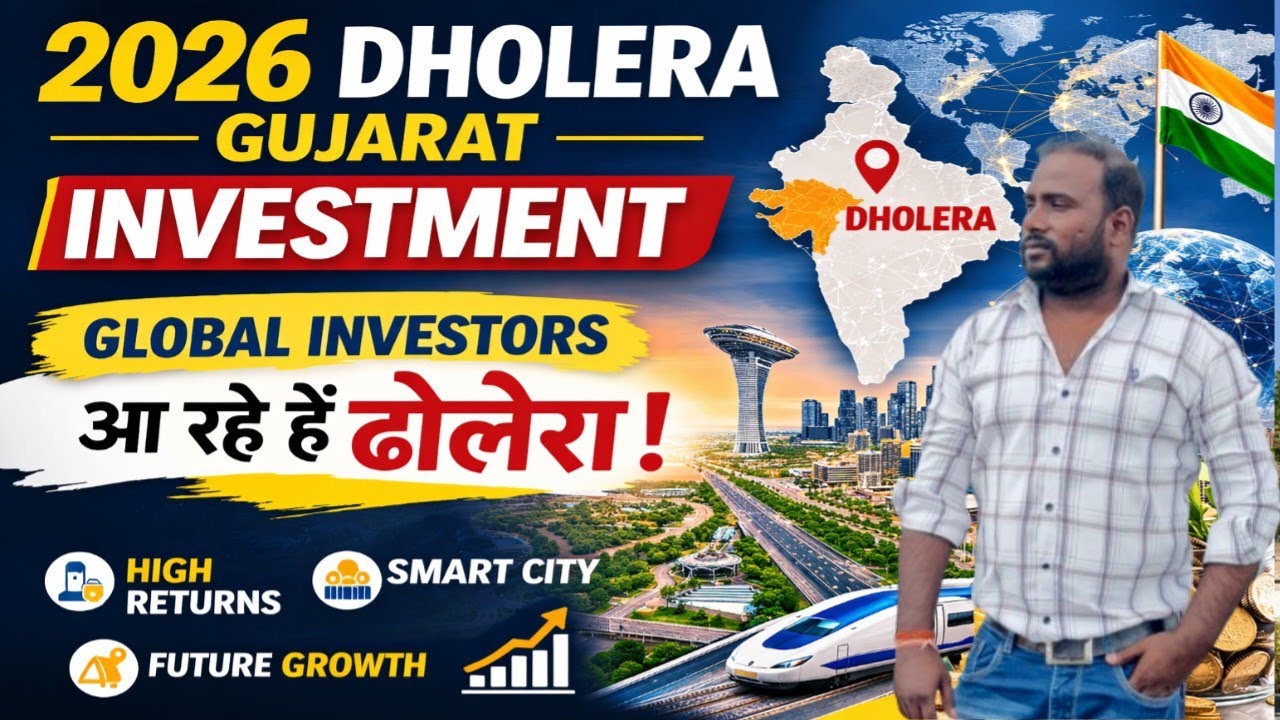 Dholera Smart City 2026: भारत का सबसे बड़ा Smart City Project | Biggest Investment Opportunity”