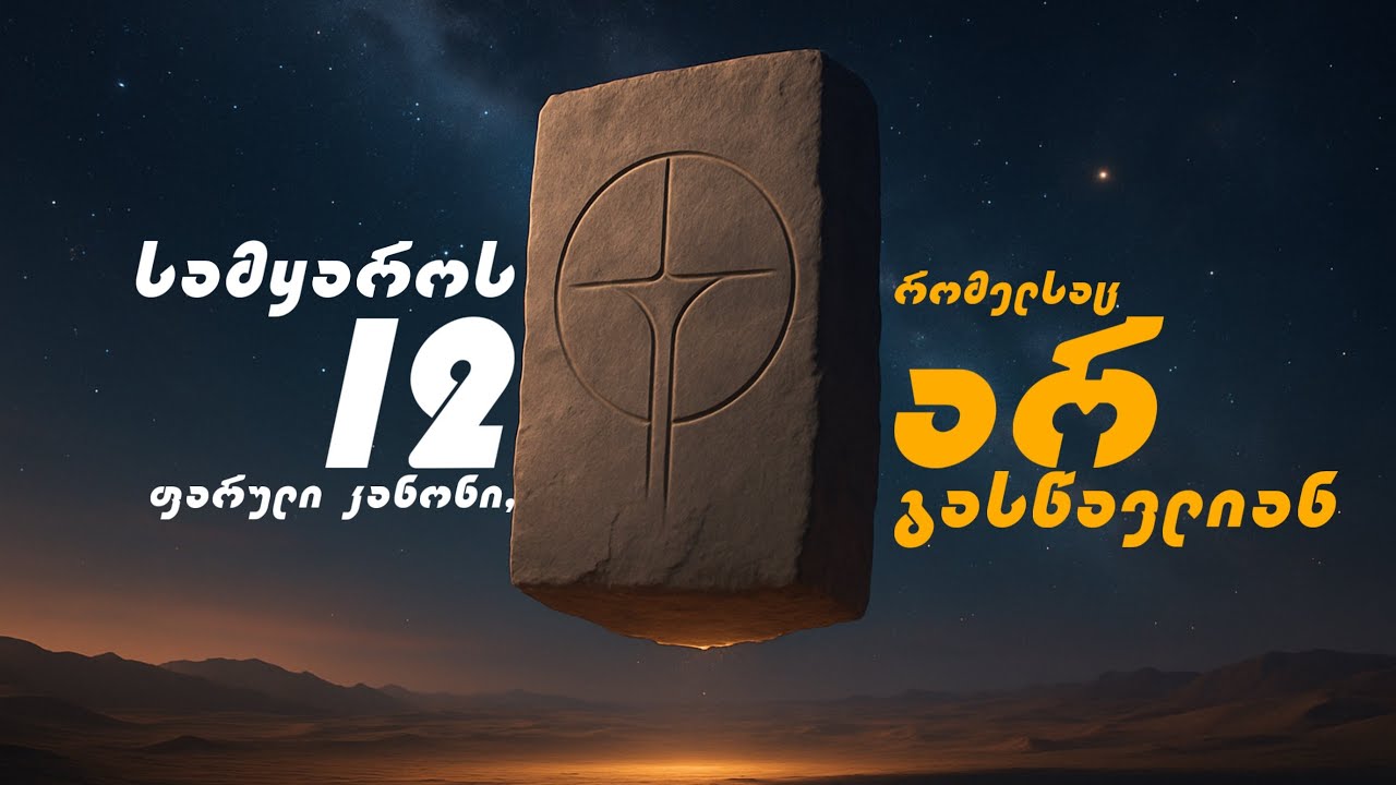 სამყაროს 12 ფარული კანონი, რომელსაც არ გასწავლიან