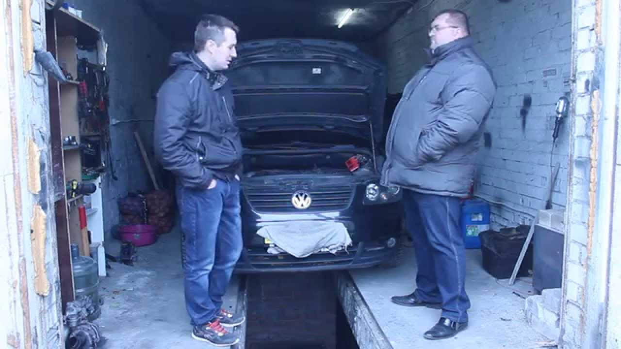 Установка 6МКПП на VW CADDY 1.9 BLS