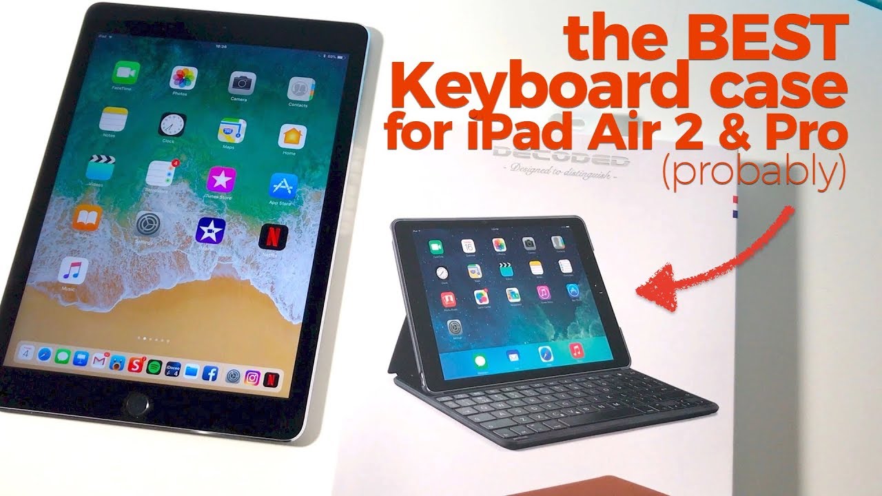 The best keyboard case for iPad Air 2 & iPad Pro? (Review of DECODED's leather keyboard case)