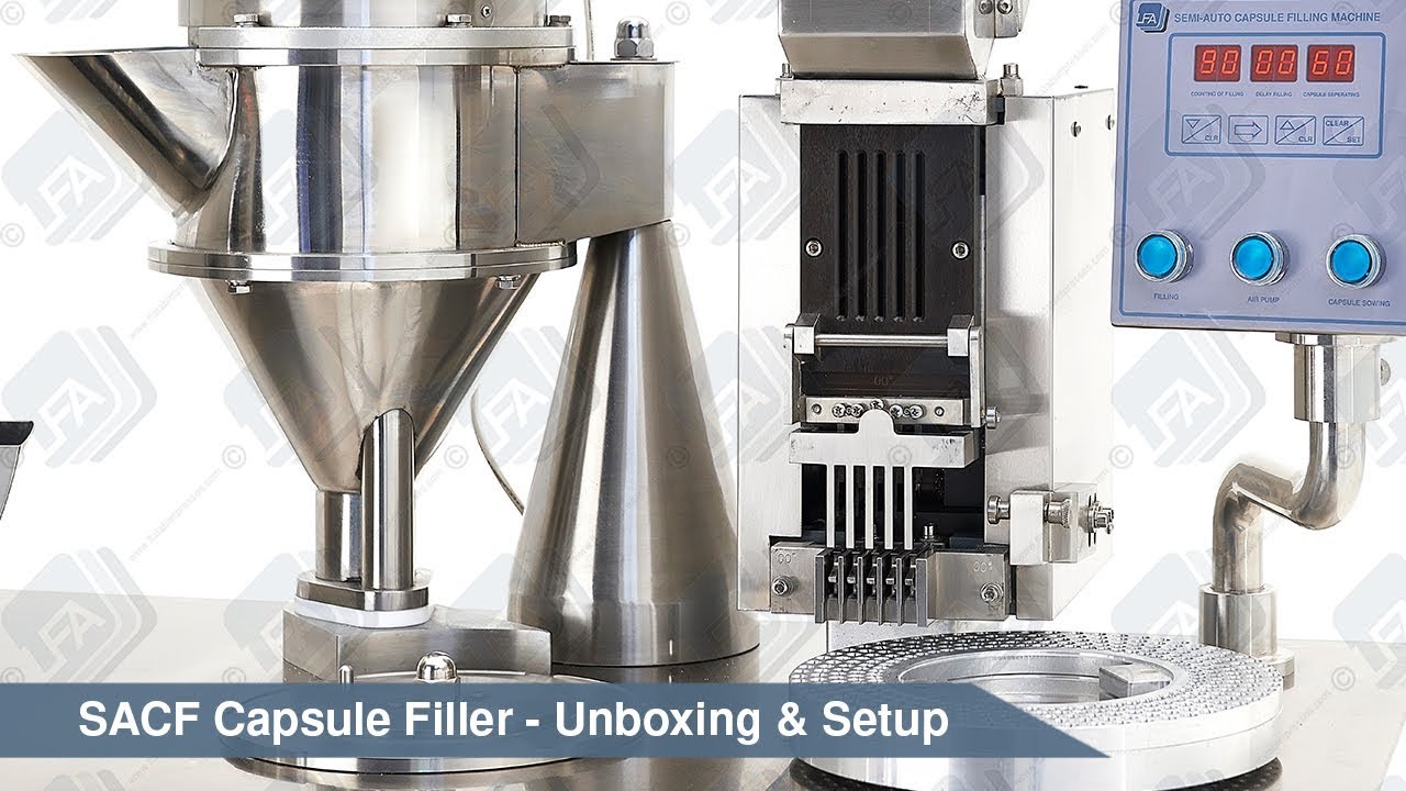 SACF Capsule Filler Setup | LFA Capsule Fillers
