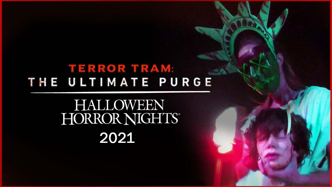 Трамвай ужасов: Судная ночь HHN 2021 4K POV | Universal Studios Hollywood