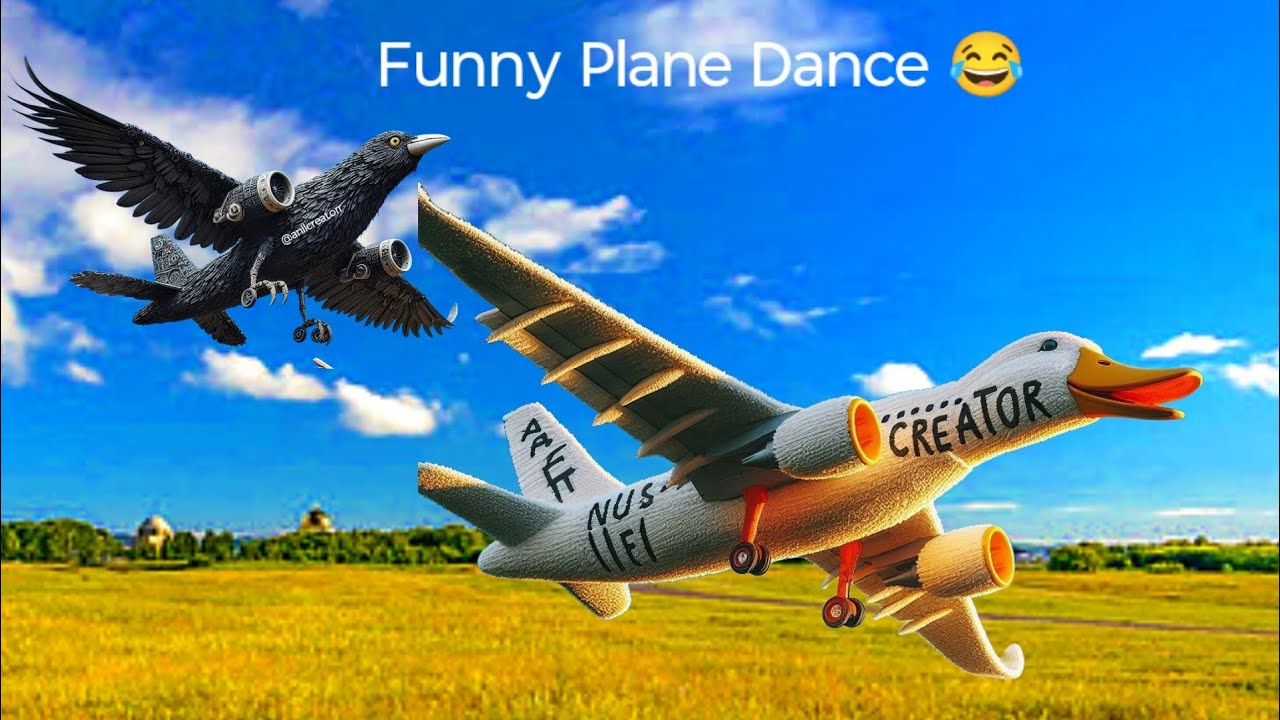 Aeroplane Dance Super 🤣 | Super Planes 2025 | Birds Funny Airplane
