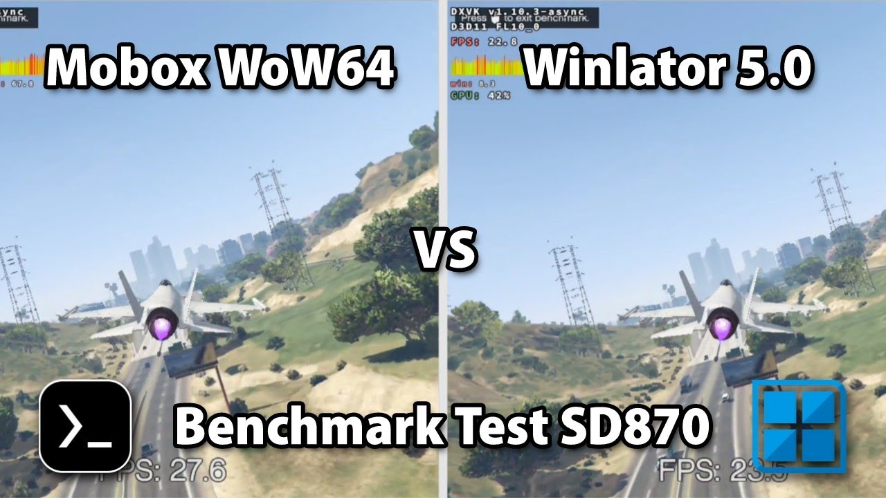 Mobox vs Winlator | GTA V Test | SD870