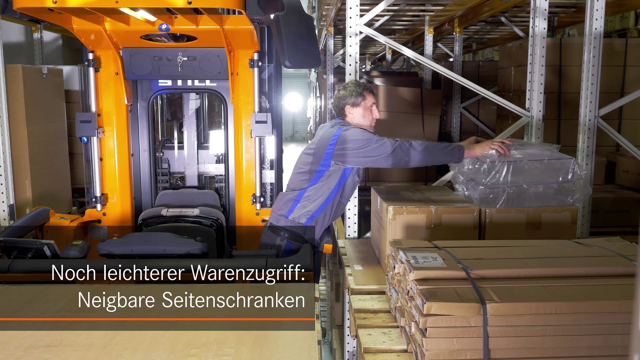 Schmalgangstapler (Man-Up) MX-X – Perfektion in Leistung und Komfort (Untertitel)