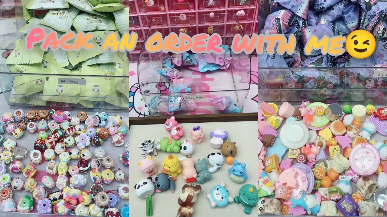 Big Charm😍/3D Figure with hole/Acrylic beads/Oil Painting/Notebook lucky game😱 