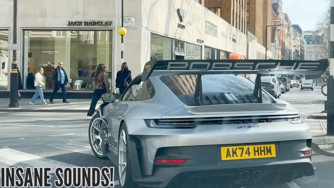 Porsche 992 GT3 RS Drive! Stock Exhaust, Pure Sound & City Pulls!